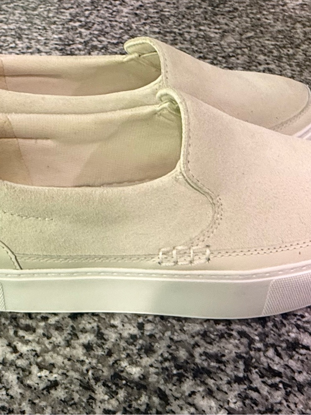 UGG Cream Suede Slip-On Sneakers - Picture 3 of 3
